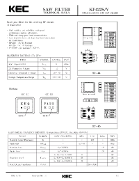 Datasheet KF422V manufacturer KEC